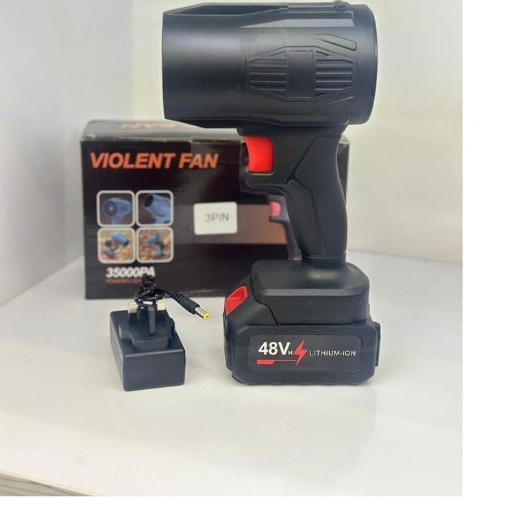 جت فن شارژی 48 وات VIOLENT FAN (توربو) باتری ۵ سلولی